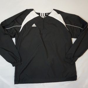 Black and White Adidas Windbreaker